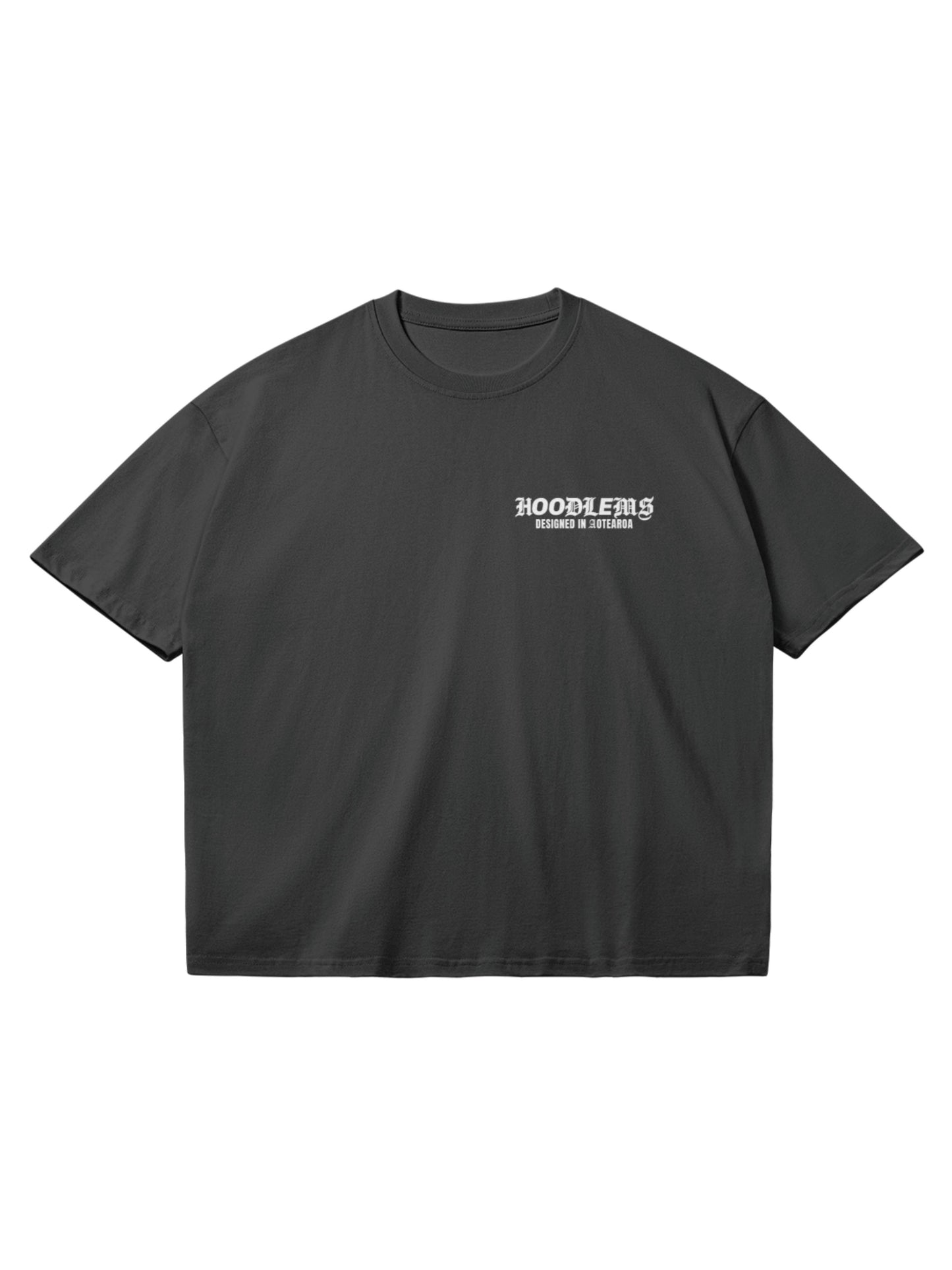 "CREW" TEE (Black)