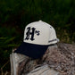 H's "FRAMED" Caps - Black/White